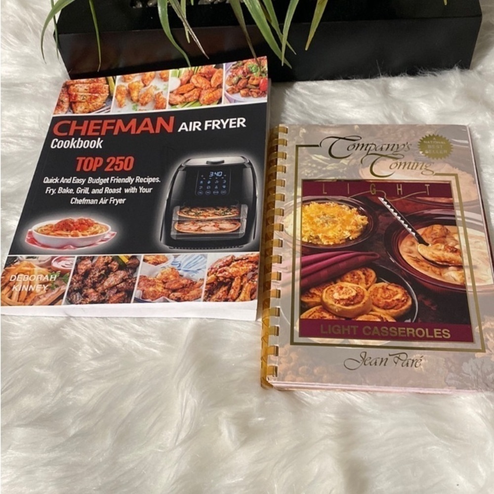 Air fryer and companies coming cook books​​​​​​​​​​